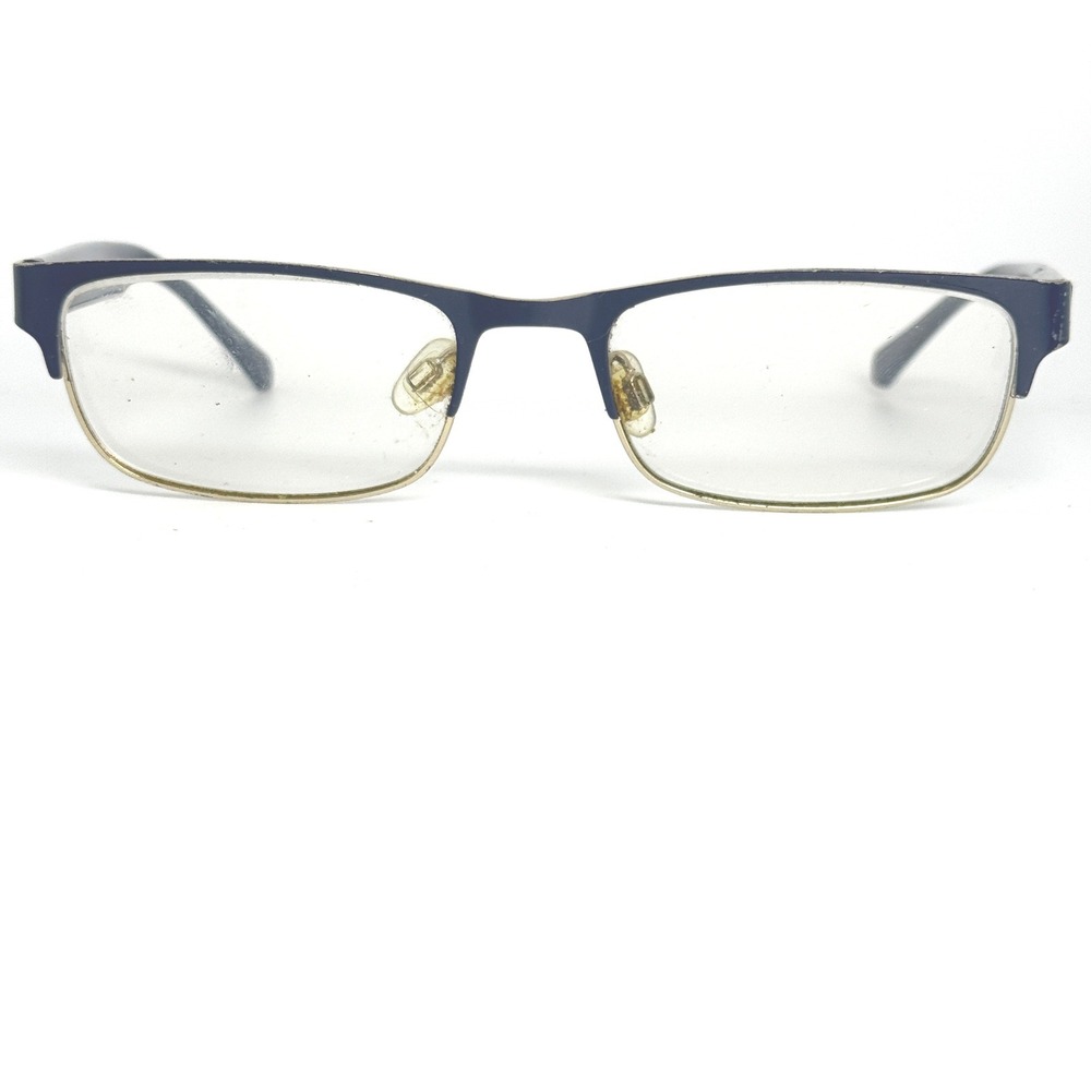 Calvin Klein Jeans CKJ22221 721 Navy Gold Rectangular Eyeglasses 54-19-145 21980